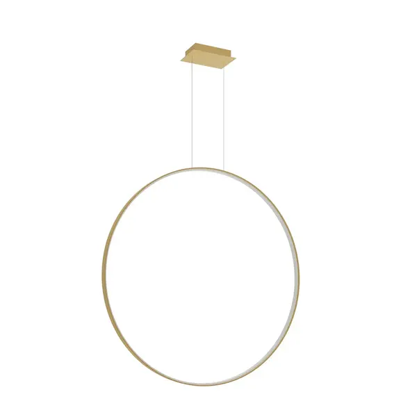 Lustra suspendata LED Rio Auriu 3000K 110x16x150 cm