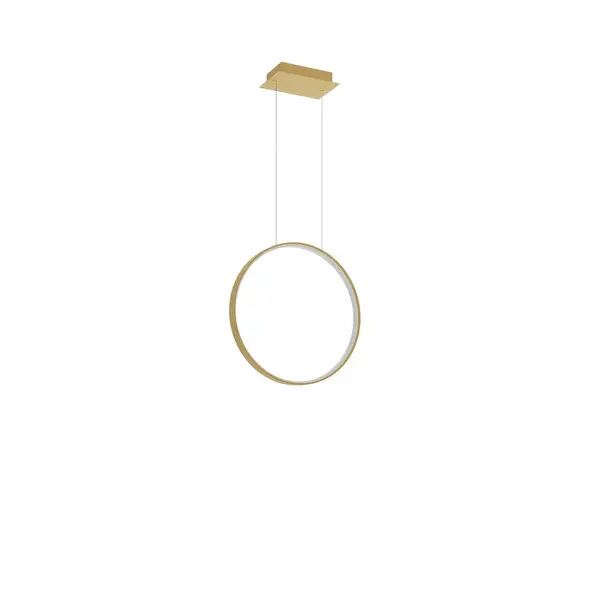 Lustra suspendata LED Rio Auriu 3000K 55x16x150 cm