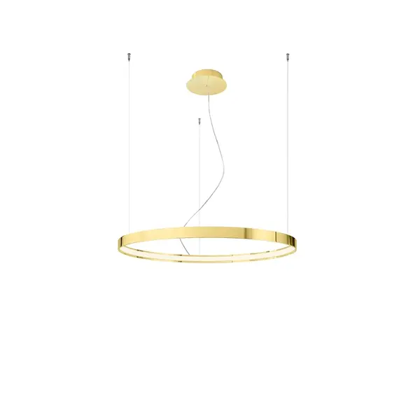 Lustra suspendata LED Rio Auriu lucios 3000K 78x78x150 cm