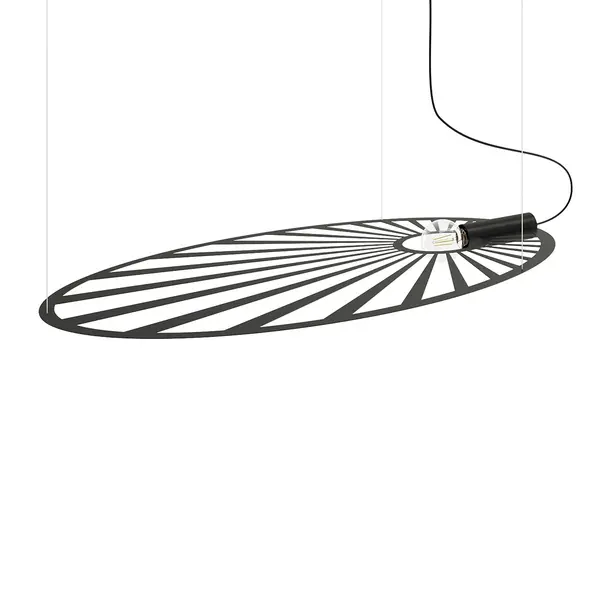 Lustra suspendata Lehdet Negru 110x80x150 cm
