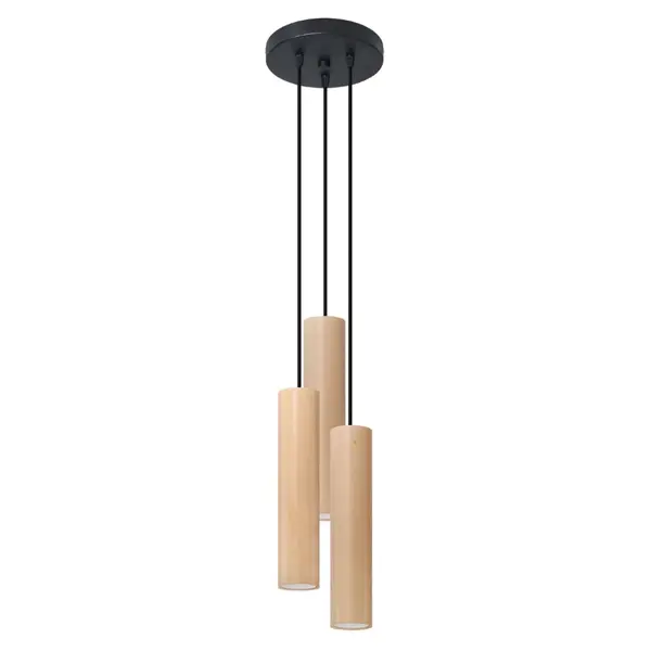 Lustra suspendata Lino Natural 20x20x100 cm