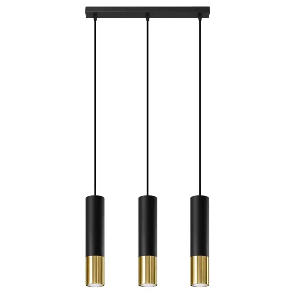 Lustra suspendata Loopez Auriu 45x6x90 cm