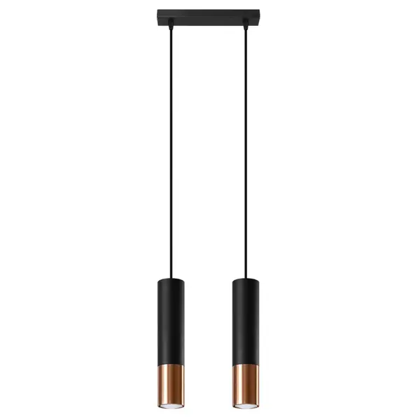 Lustra suspendata Loopez Cupru 30x6x90 cm
