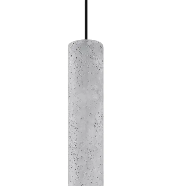 Lustra suspendata Luvo Gri 8x8x105 cm