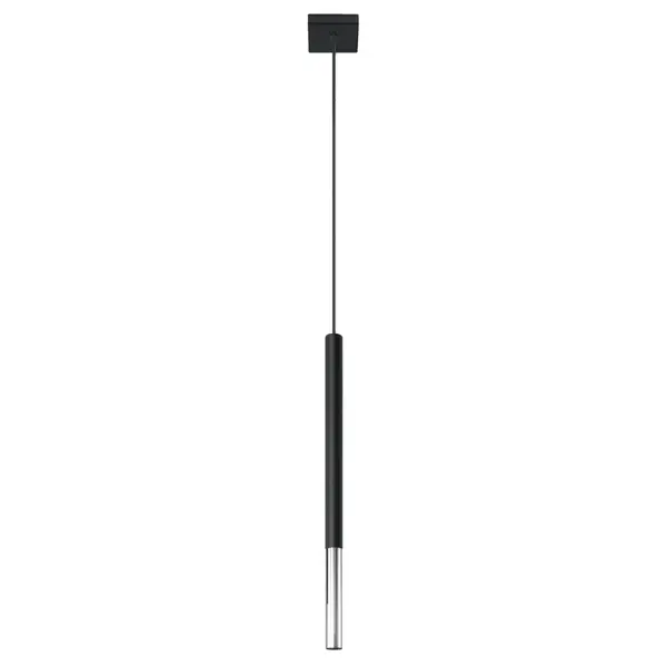 Lustra suspendata Mozaica Argintiu 8x8x100 cm