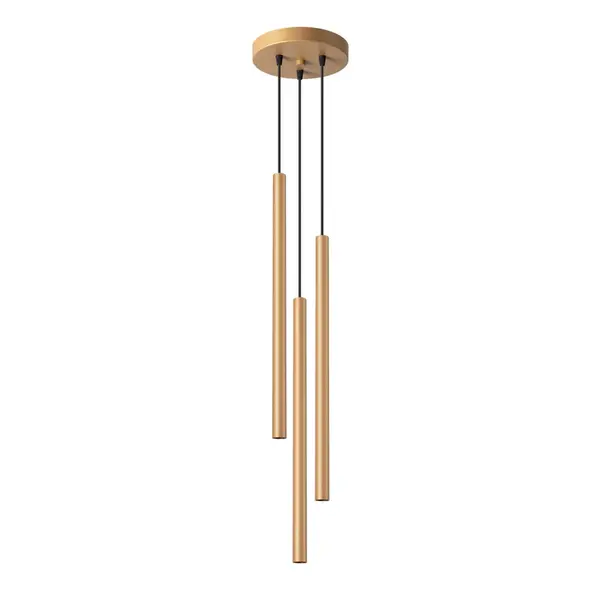 Lustra suspendata Pastelo Auriu 19.5x19.5x115 cm