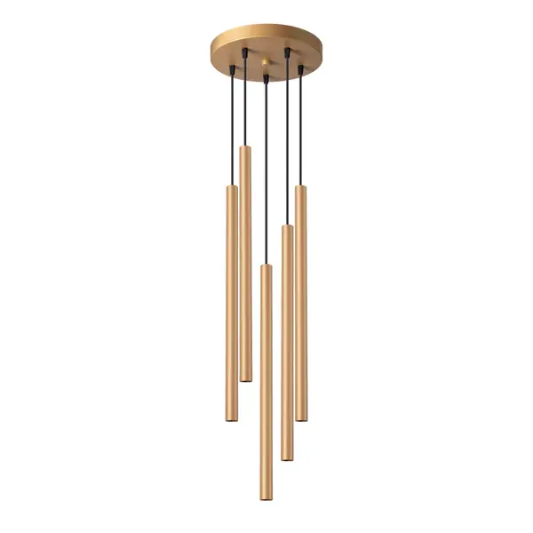 Lustra suspendata Pastelo Auriu 25x25x110 cm