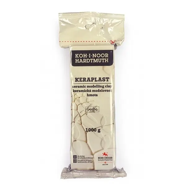Lut pentru modelat,alb,1 kg