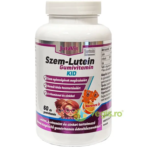Luteina pentru Ochi pentru Copii 60 vitamine gumate