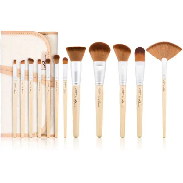 Luvia Cosmetics Bamboo Bamboo’s Root set de pensule cu husă