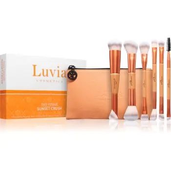 Luvia Cosmetics Duo Voyage set de pensule cu husă
