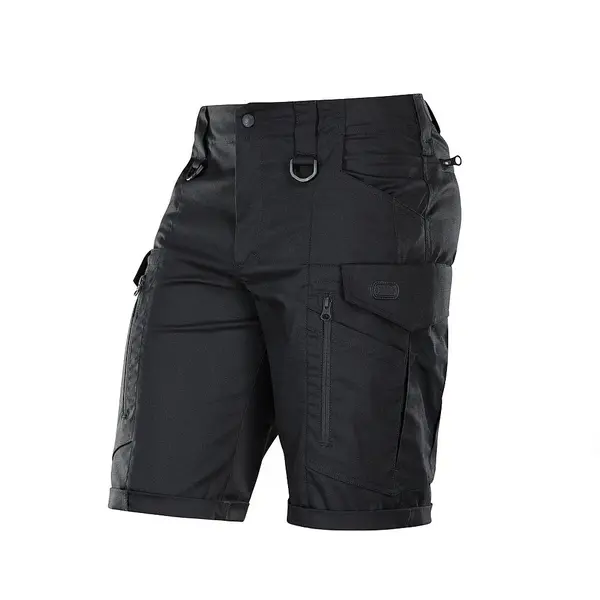 M-TAC Pantaloni Tactici Scurti CONQUISTADOR FLEX - NEGRU / L