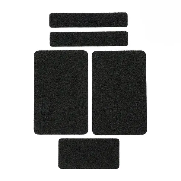 M-TAC Set Universal Benzi Velcro (5 buc) - NEGRU
