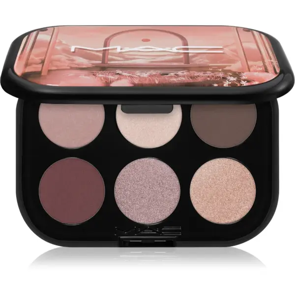 MAC Cosmetics Connect In Colour Eye Shadow Palette 6 shades paletă cu farduri de ochi culoare Embedded In Burgundy 6.25 g