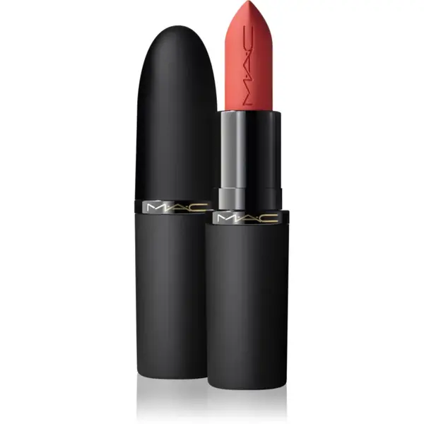 MAC Cosmetics Powder Kiss Hazy Matte ruj mat culoare Brickthrough 3.5 g