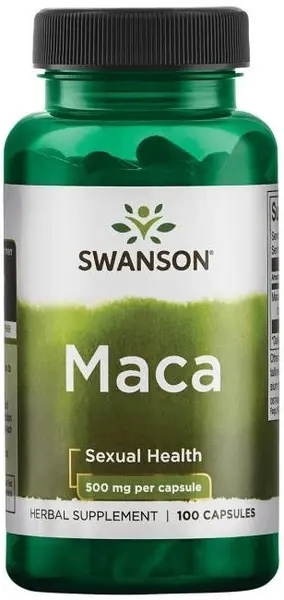 Maca, 500 mg, 100 capsule, Swanson