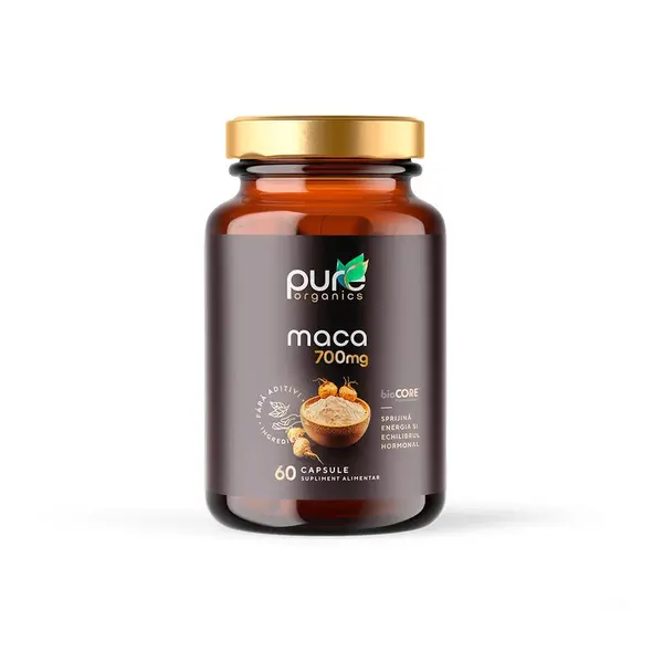 Maca – Echilibru hormonal - 60cps PureOrganics