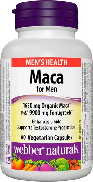 Maca for Men, 60 capsule, Webber Naturals