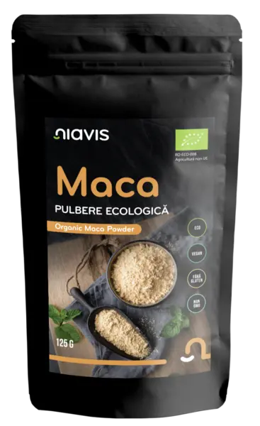 Maca Pulbere ecologica, 125g, Niavis