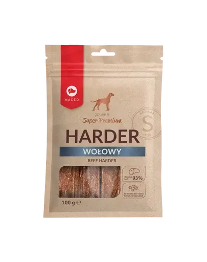 MACED Super Premium Harder Batoane de ros pentru caini, cu vita S 100 g