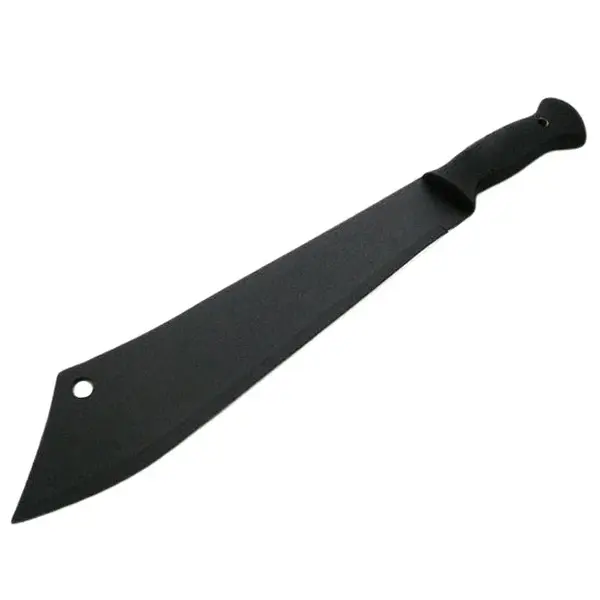 Maceta de vanatoare DEPOX , Survival Instinct, 45 cm, otel inoxidabil, negru, teaca inclusa