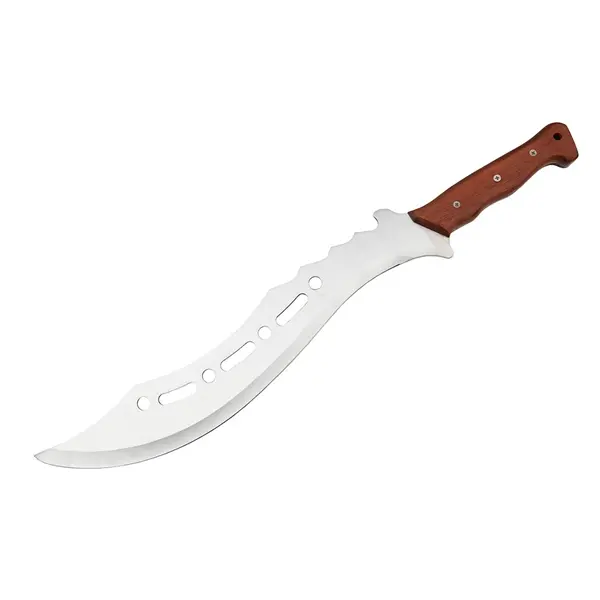 Maceta de vanatoare, otel inoxidabil, 58 cm, maro