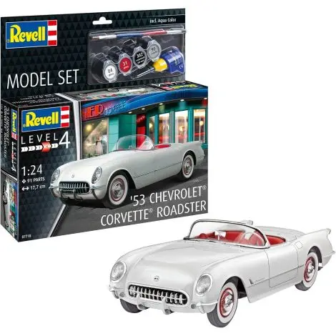 Macheta automobil Corvette Roadster 1953 – Revell scara 1:24