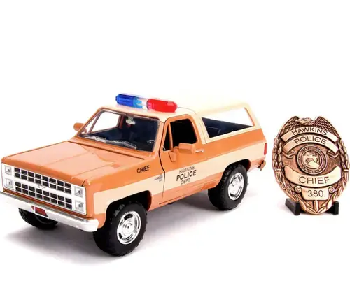 Macheta metalica - Stranger Things, 1980 Chevy Police K5 (Multicolor)