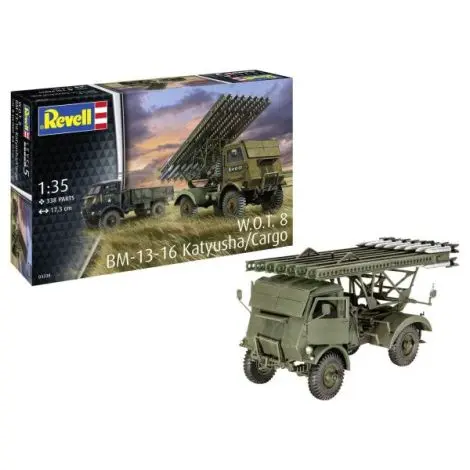 Macheta militara lansator rachete bm1316 on w.o.t. 8 chassis