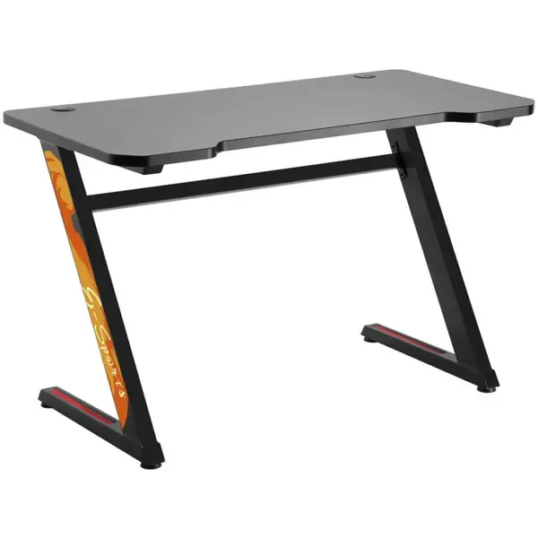 MACLEAN Birou de gaming NanoRS RS120, 120 x 60 cm, Negru
