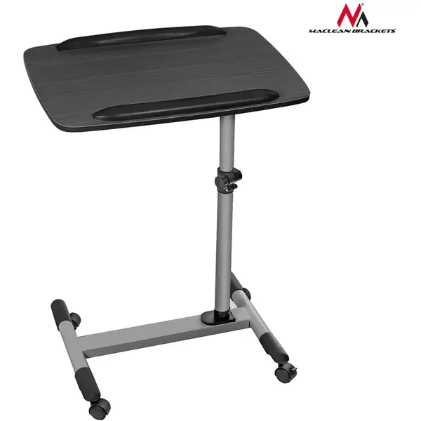 MACLEAN Suport prezentare mobil, pentru proiector / laptop, ajustabil 585-885mm, Negru