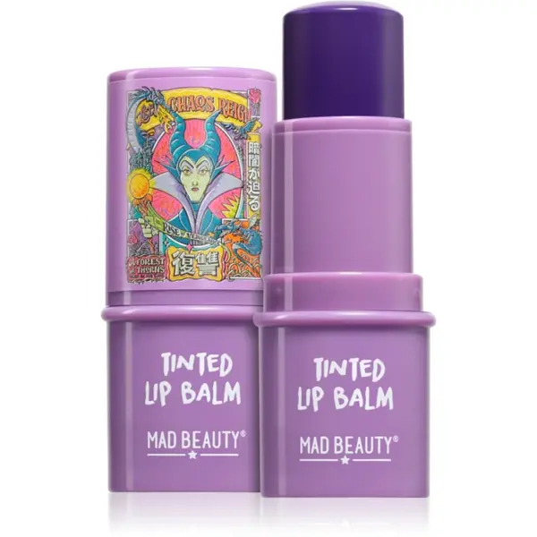 Mad Beauty Disney Villains Maleficent balsam de buze colorat 5 g