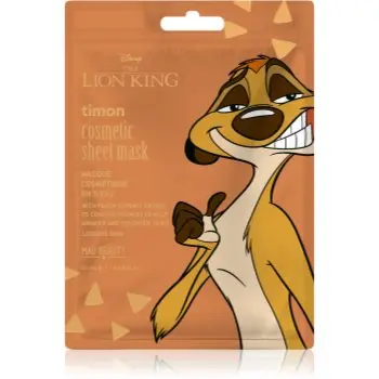 Mad Beauty Lion King Timon masca pentru celule pentru hidratare intensa