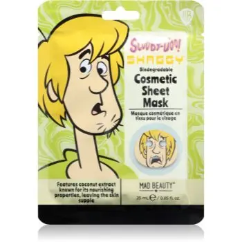 Mad Beauty Scooby Doo Shaggy masca de celule cu efect calmant