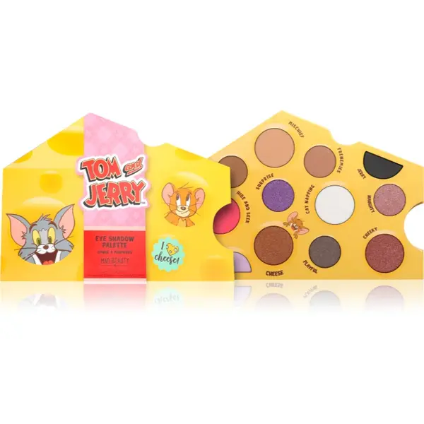 Mad Beauty Tom & Jerry paletă cu farduri de ochi 22 g