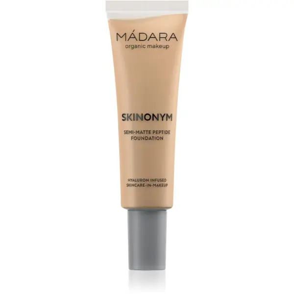 MÁDARA Skinonym Semi-Matte Peptide machiaj persistent cu peptide culoare Sand 40 30 ml