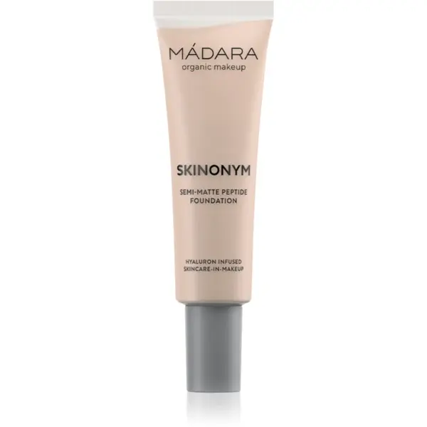 MÁDARA Skinonym Semi-Matte Peptide machiaj persistent cu peptide culoare Ivory 20 30 ml