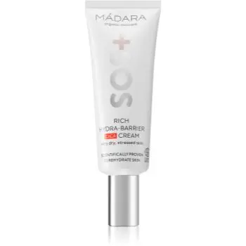 MÁDARA SOS+ Rich Hydra-Barrier CICA crema de fata hidratanta
