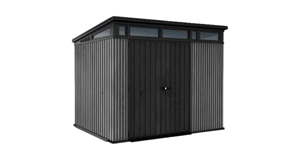 Magazie de grădină din plastic Keter Signature Penthouse 9x7, 279 cm x 216cm, cod 259820, Venetian Grey