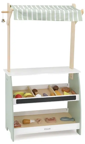Magazin din lemn pentru copii cu produse alimentare Viga Toys PolarB