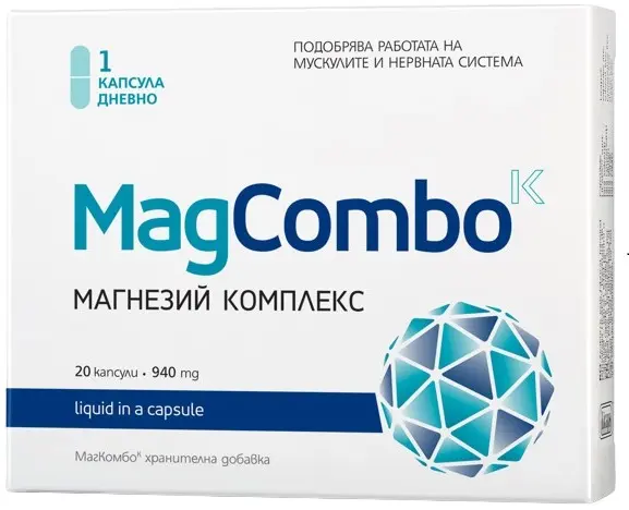 MagCombo, 940 mg, 20 capsule, Vitaslim Innove