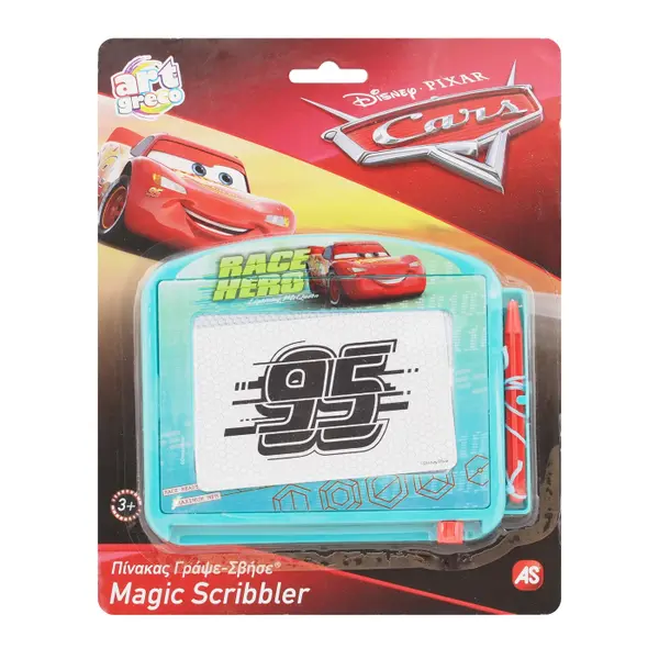 Magic Scribbler: Tabla de Scris CARS - Scrie, sterge, Repeta!