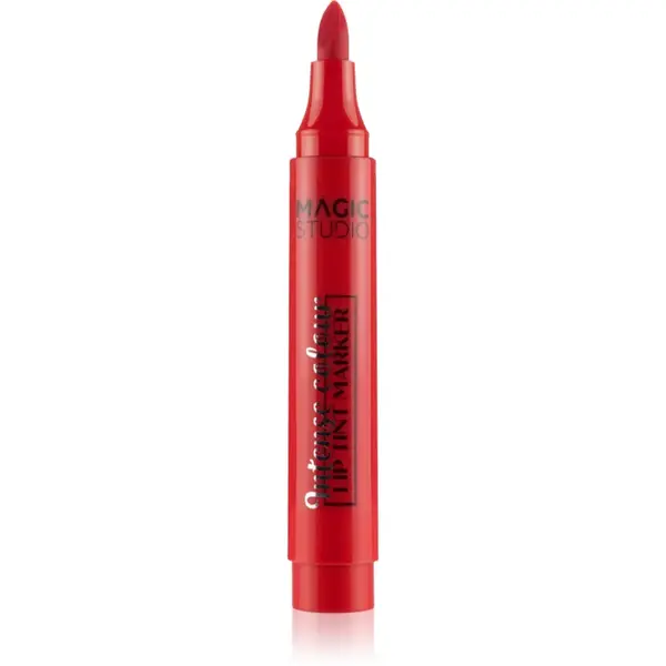 Magic studio Lip Tint Marker creion contur de buze, tip carioca culoare 01 Ruby 2.8 g
