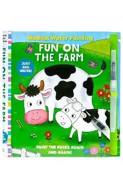 Magical Water Painting: Fun on the Farm: (Art Activity Book, Books for Family Travel, Kids' Coloring Books, Magic Color and Fade) - Insight Kids