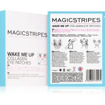 MAGICSTRIPES Wake Me Up Collagen Eye Patches Masca de colagen pentru ochi semne de oboseala