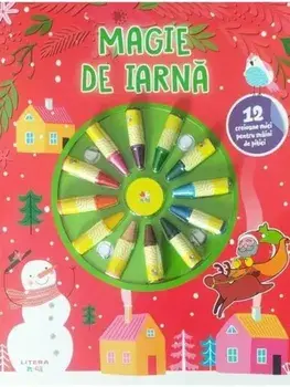 Magie de iarna. 12 creioane mici pentru maini de pitici/***