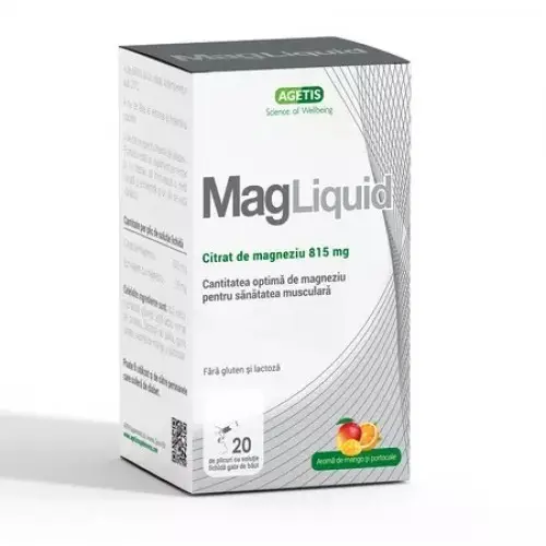 MagLiquid 815mg solutie, 20 plicuri Zephyr Labs