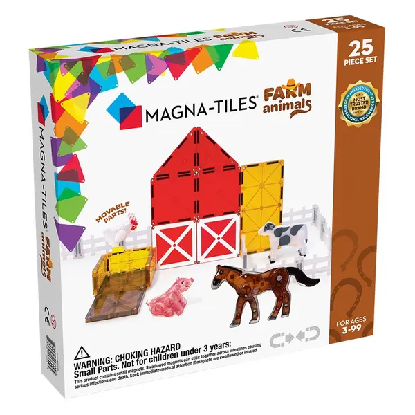 Magna-Tiles Farm Animals, set magnetic multicolor