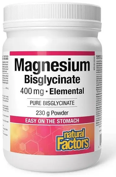 Magnesium Bisglycinate, 230 g, Natural Factors