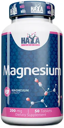 Magnesium Citrate, 200 mg, 50 tablete, Haya Labs